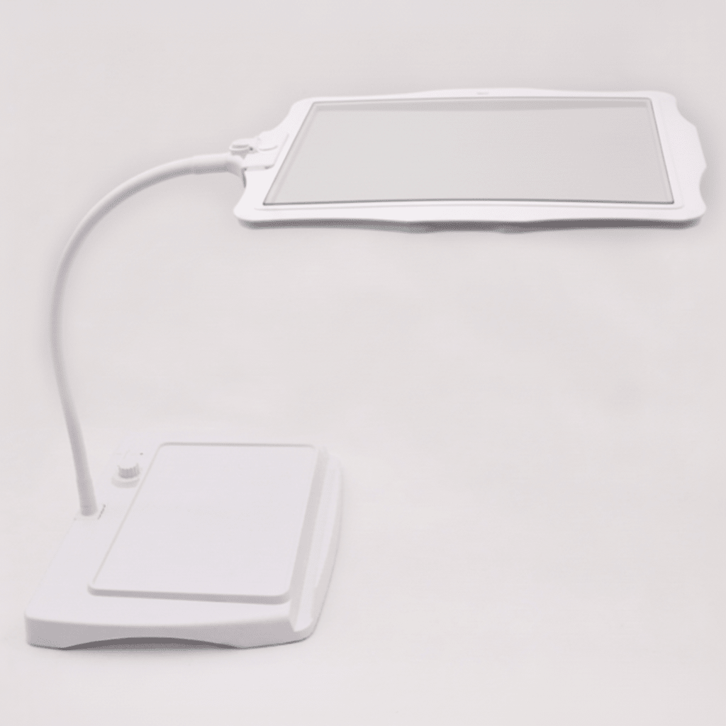 مصباح مهام LED مع مكبّر بصري 3X وذراع عنق إوزة