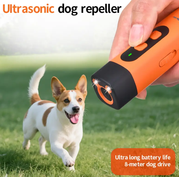 Dispozitiv ultrasonic de dresaj pentru câini — 3 moduri pentru lătrat și comportament