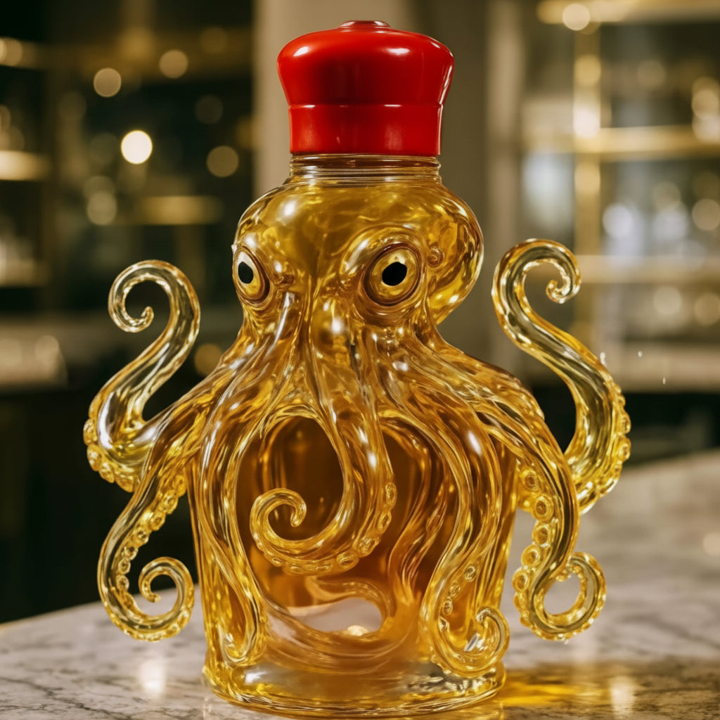 Kunstnerisk vinkaraffel med nautisk design - Euroselle