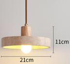 Travertine-Style Pendant Ceiling Light for Modern Kitchens