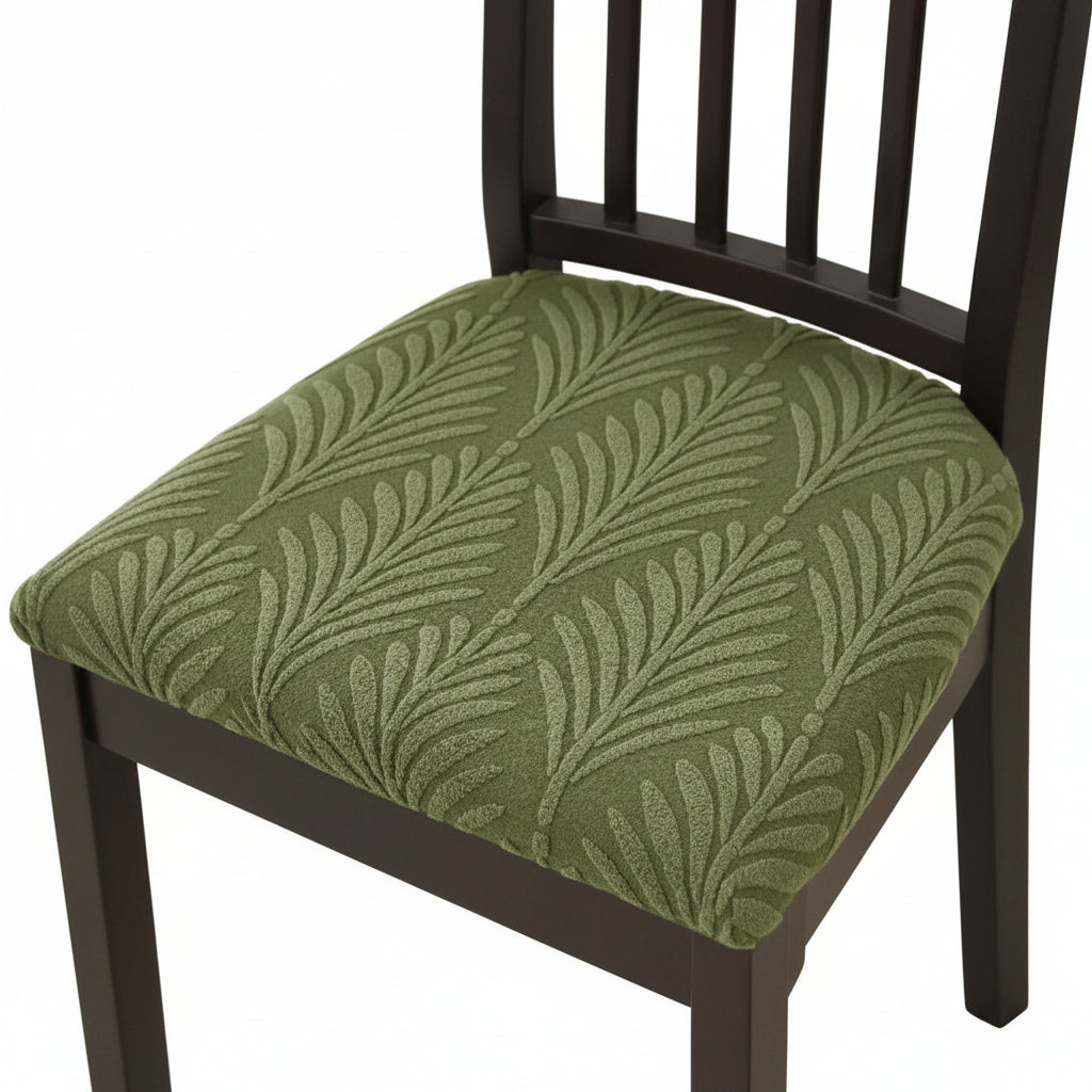 Conjunto de capas elásticas em spandex para cadeiras de sala de jantar - removíveis e laváveis