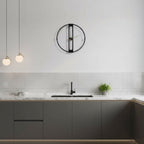 Modern 50CM Metal Wall Clock - Euroselle