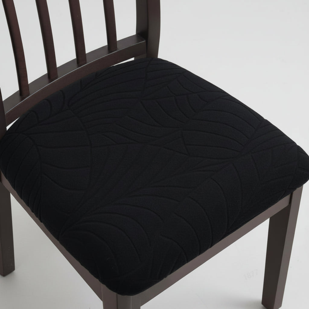 Conjunto de capas elásticas em spandex para cadeiras de sala de jantar - removíveis e laváveis