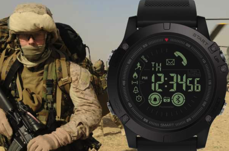 Oövervinnelig T Watch – Robust smartklocka i militär stil