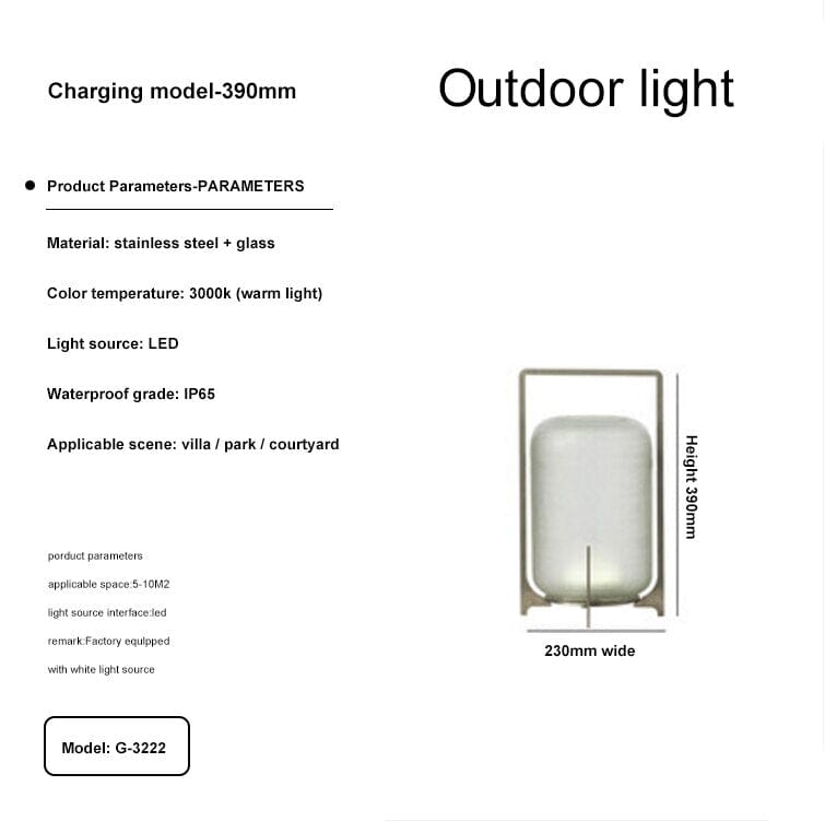 Modern Outdoor Lighting Fixtures For Terrace Garden Exteriors