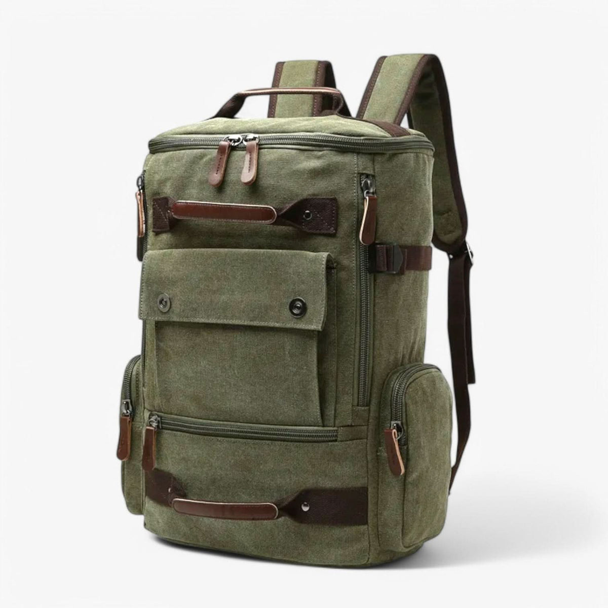 AeroTrail Laptop-Rucksack — Vintage-inspiriertes Design und praktische Tragefunktionen