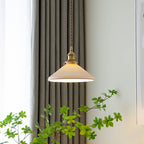 White Ceramic Pendant Light