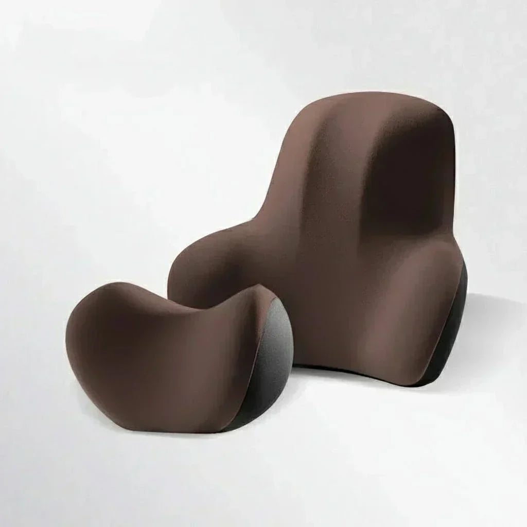 NovaRelief Memory Foam Neck and Lumbar Support Set — Ergonomic Posture Relief