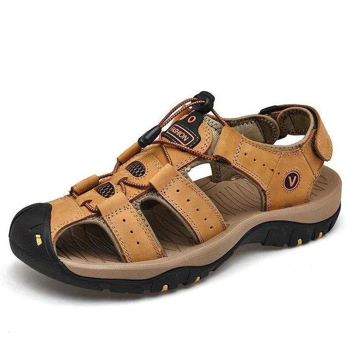 Men's Slip-On Sandals — Arch Support, Cushioned Footbed, Anti-Slip