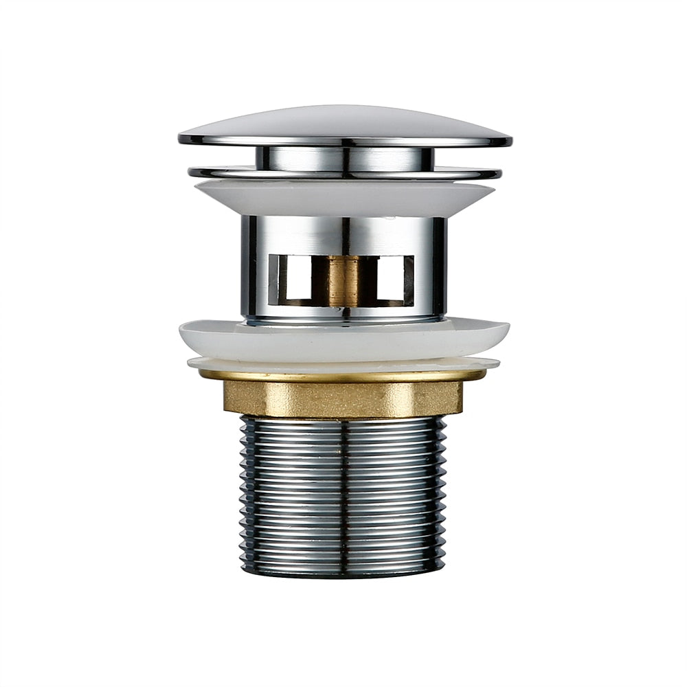 Vessel Sink Pop-Up Drain Assembly — Overflow & Non-Overflow