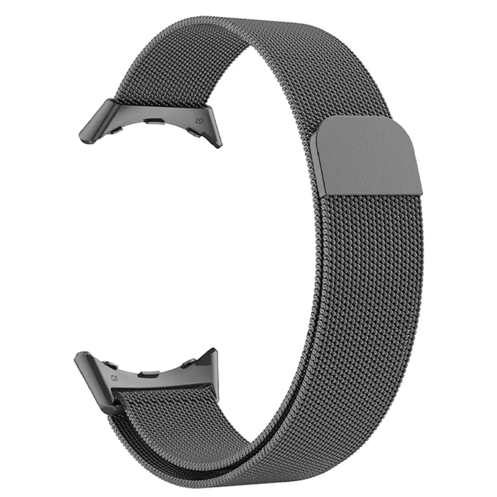Bracelete de malha magnética em aço inoxidável para Google Pixel Watch e Watch 2