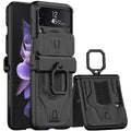 Cover a doppio strato per Samsung Galaxy Z Flip 4 e Z Flip 3 — Anello magnetico