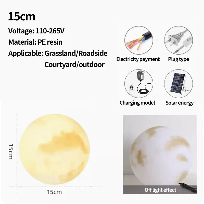 Solar Mondlampe