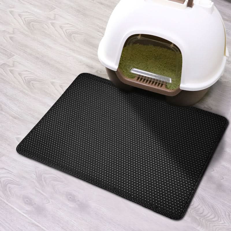 PawsGuard Non-Slip Litter Tray Mat | Durable Catch Surface