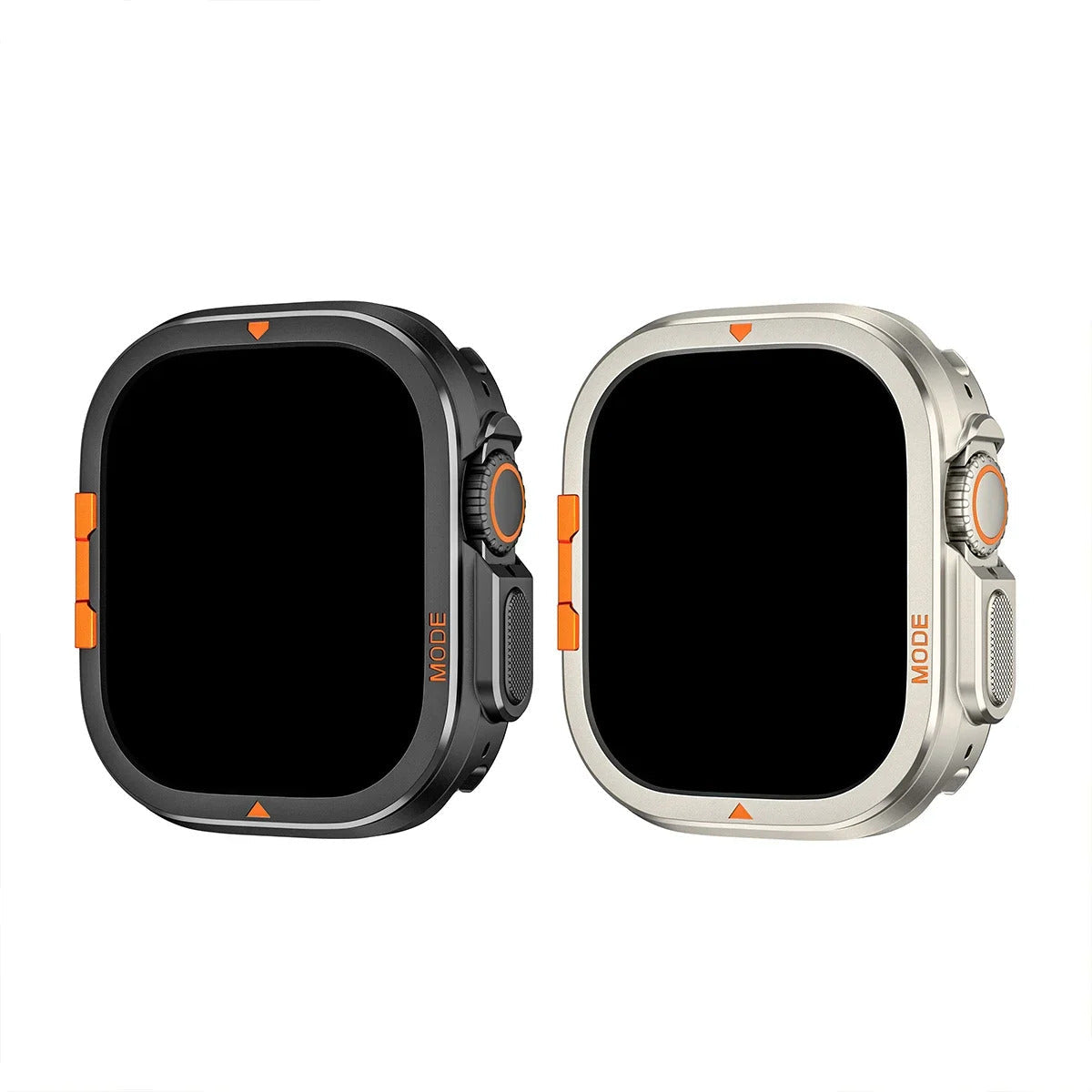 Metallbumperfodral för Apple Watch Ultra och Series 11/10, displayskydd