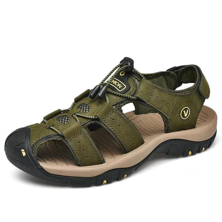 Men's Slip-On Sandals — Arch Support, Cushioned Footbed, Anti-Slip
