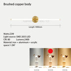 Mason Tube Mirror Light