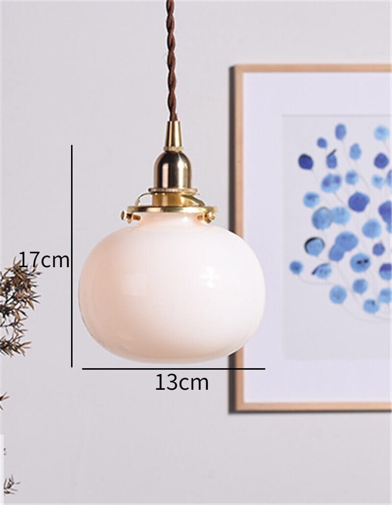 Mira Vintage Glass Pendant Light For Living Room Decor