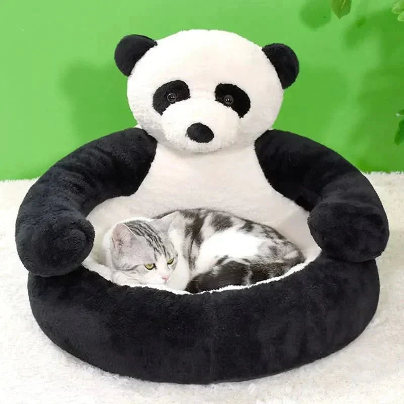 CozyNest Cat Bed — Raised Edge Design, Removable Washable Cover