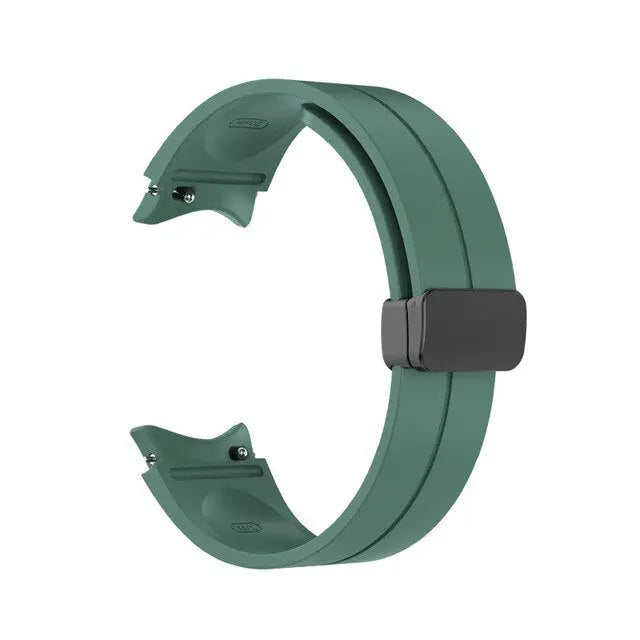 Samsung Galaxy Watch 4/5/6 Silicone Sport Strap — Adjustable, Waterproof
