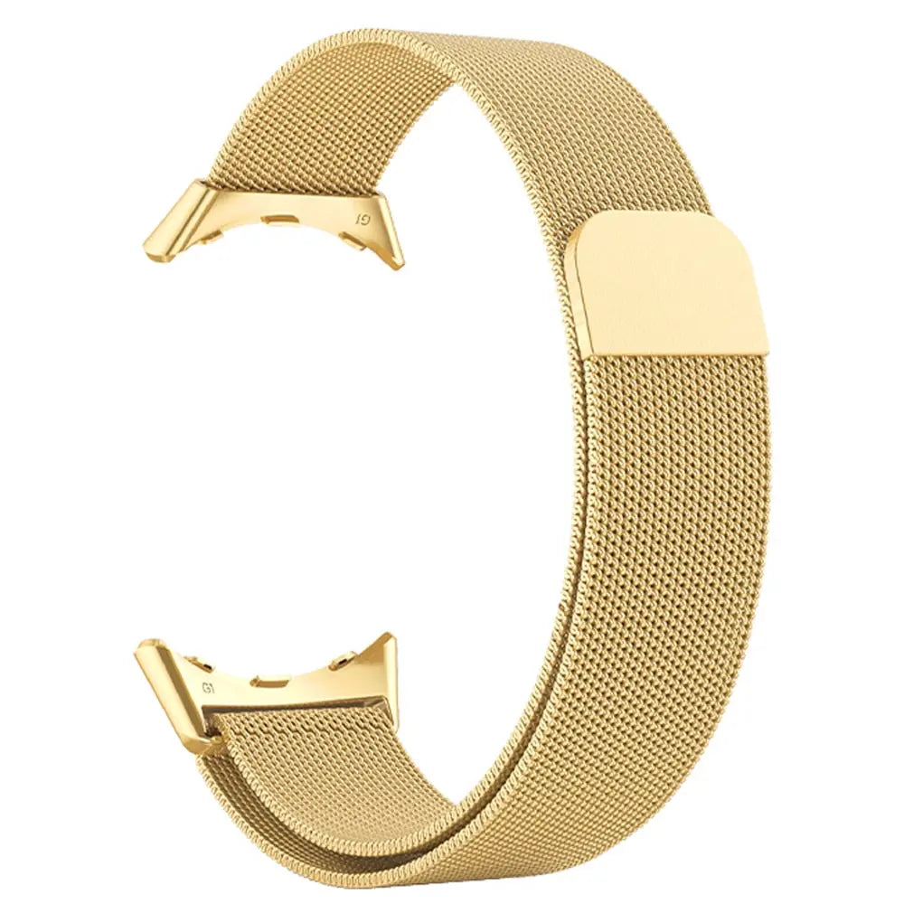 Bracelete de malha magnética em aço inoxidável para Google Pixel Watch e Watch 2