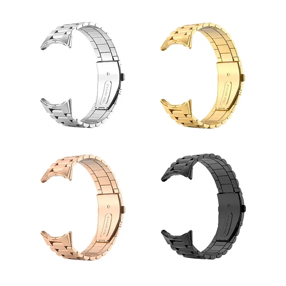 Cinturino con chiusura in acciaio per Google Pixel Watch e Pixel Watch 2, 41mm