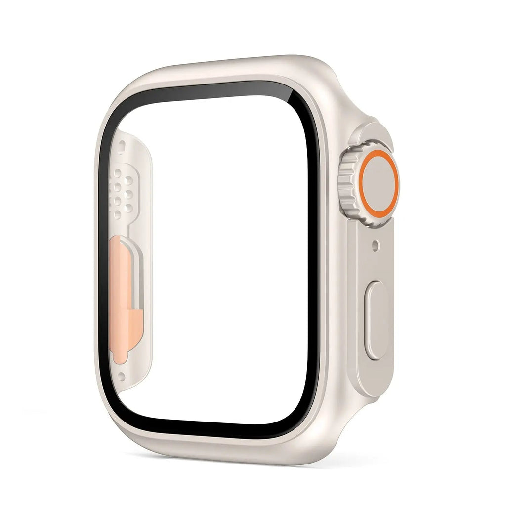 Herdet glassdeksel til Apple Watch Series 7/8/SE, dekning på 40–45 mm