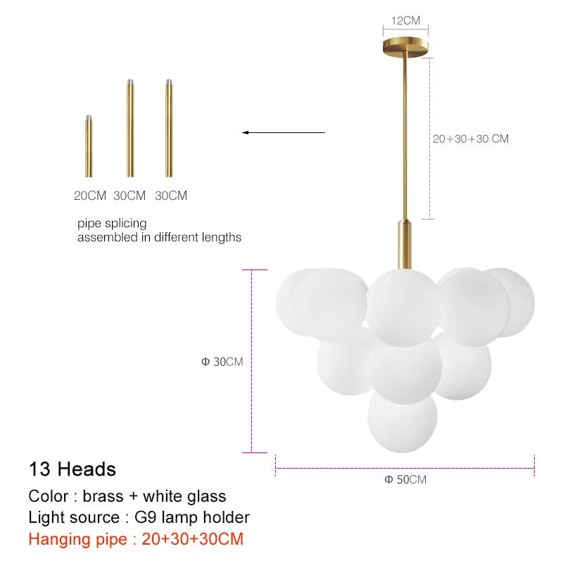 Ardenvale Elegant Iron LED Pendant Light Chandelier Fixture