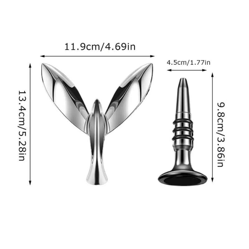 Abridor de garrafas autoequilibrado AeroBird — Design de corpo curvo, base rotativa
