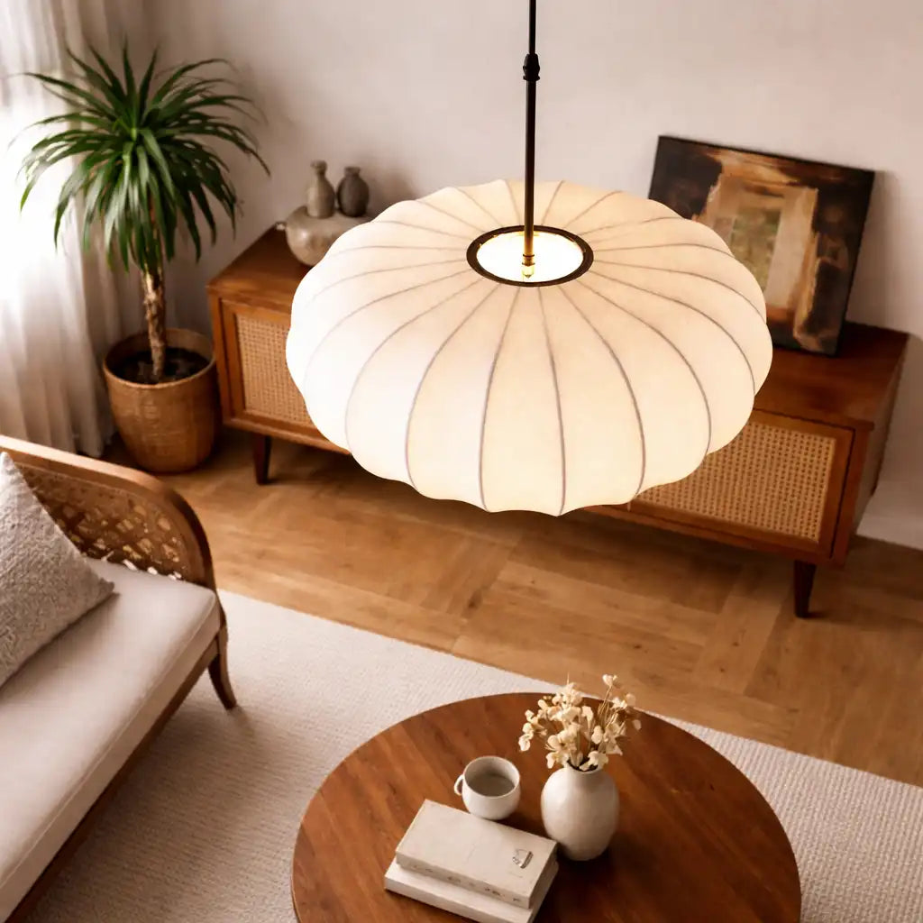 Nova Silk Pendant Light For Dining Rooms And Home Kitchens