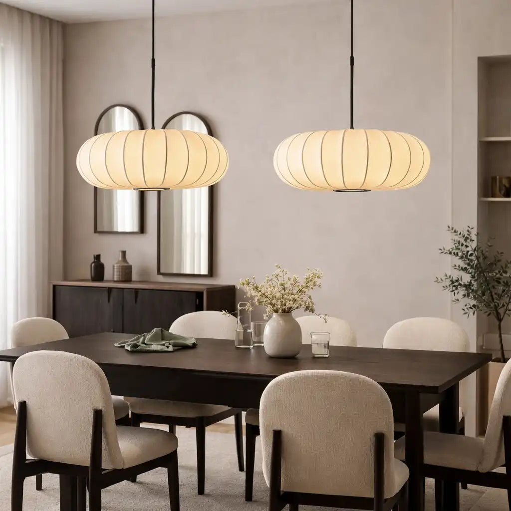 Nova Silk Pendant Light For Dining Rooms And Home Kitchens