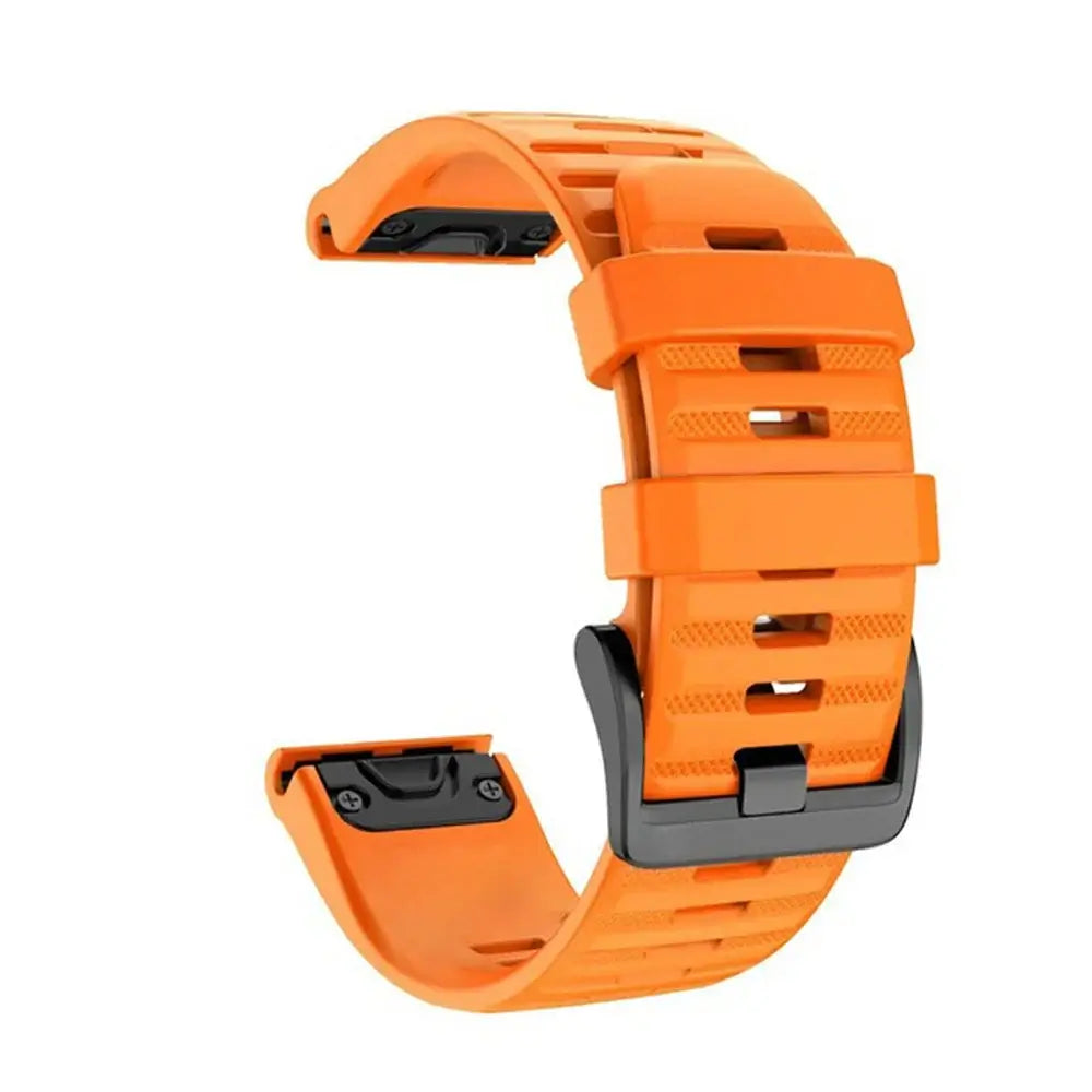 QuickFit シリコン製スマートウォッチバンド — 20mm、22mm & 26mm スポーツストラップ