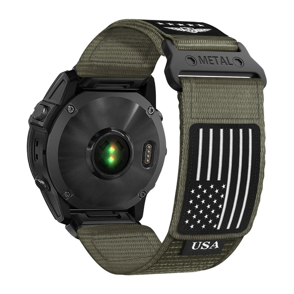 QuickFit-vevd nylonreim til Garmin Fenix — justerbar hurtigutløsning