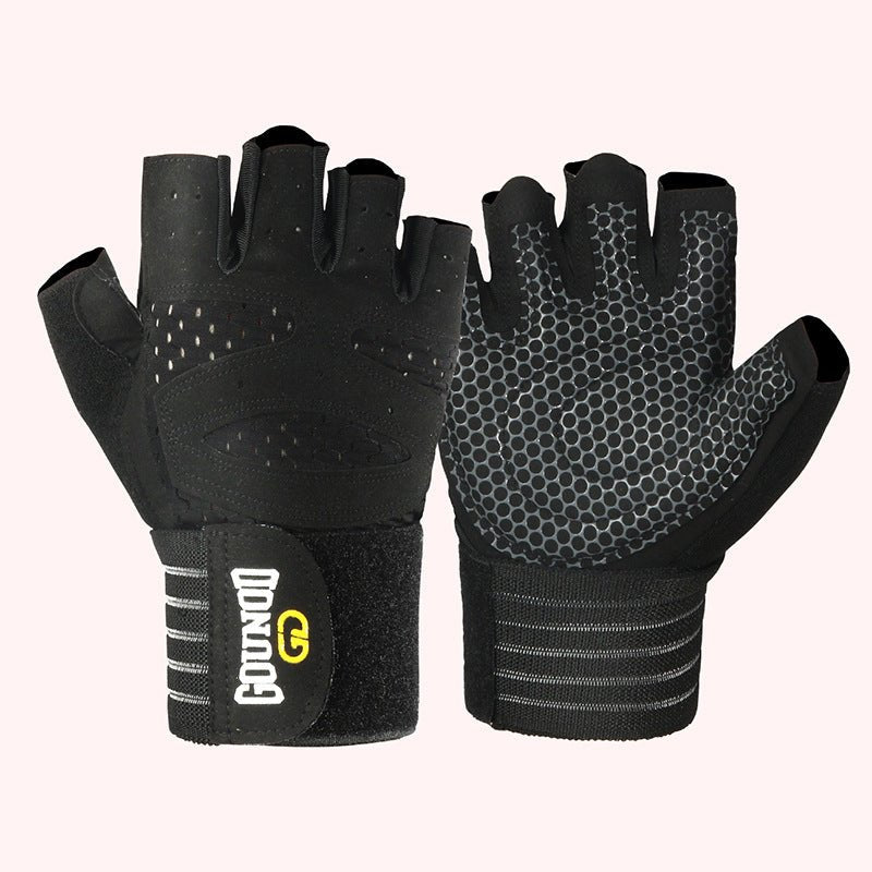 GripForge-träningshandskar – andningsbara med halkfritt grepp och integrerat handledsstöd