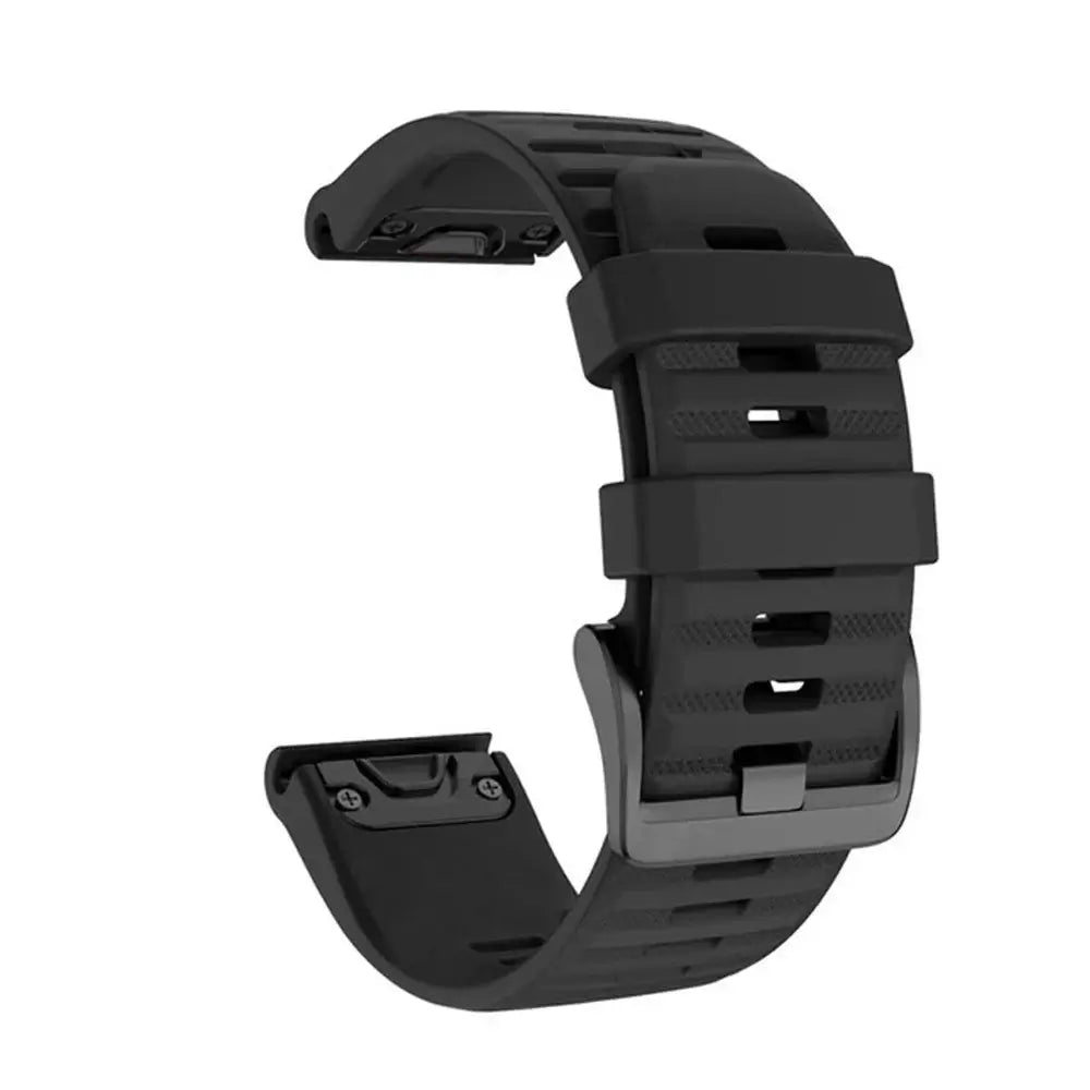 QuickFit シリコン製スマートウォッチバンド — 20mm、22mm & 26mm スポーツストラップ