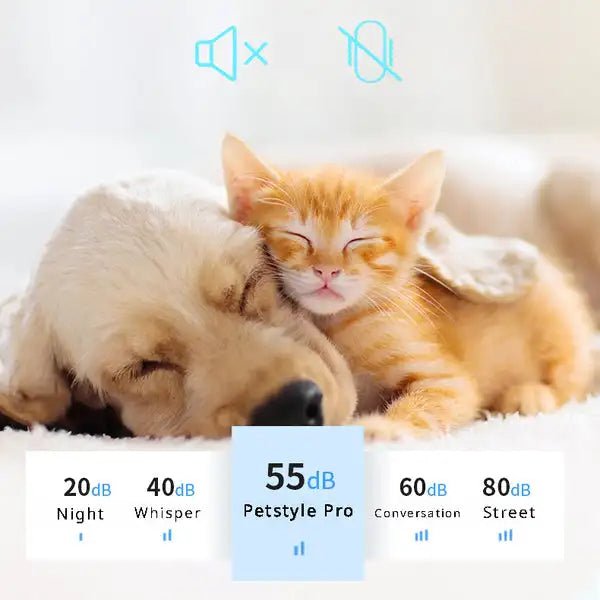 Pawgleam 4-in-1 senza fili per la toelettatura degli animali — design compatto e silenzioso, 3 accessori per il pelo