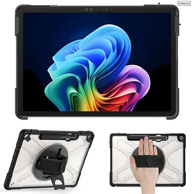 Roterende cover til Microsoft Surface Pro 12 - håndrem & støttefod