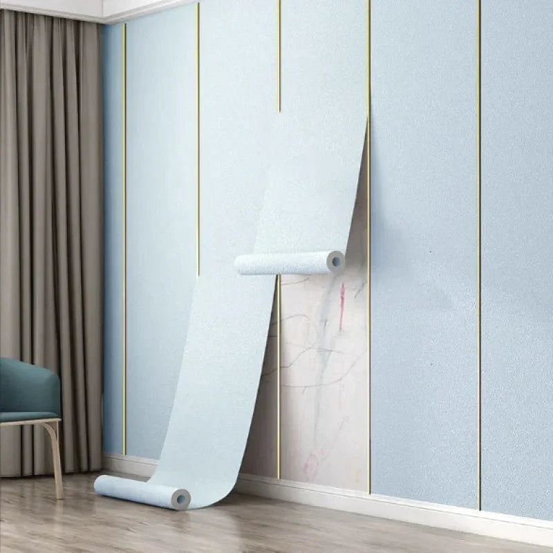 3D-veggbekledning i skum, selvklebende paneler med stoffutseende, trekk av og fest på, vanntett, strukturert dekor til soverom eller stue, gjør-det-selv-oppussing, leiebolig