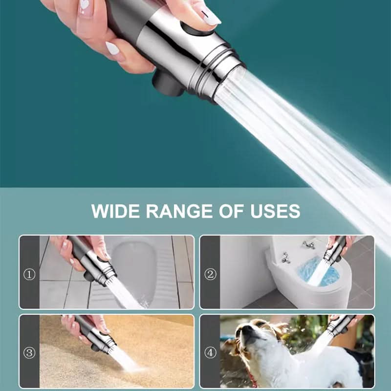 AquaPulse PowerStream Filtered Shower Head — Strong Water Jet, Purified Filtration