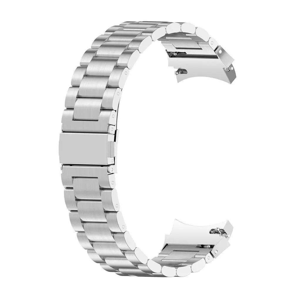 Bracelet en acier inoxydable pour Samsung Galaxy Watch 4 et 5 — Détachement rapide 40/44 mm