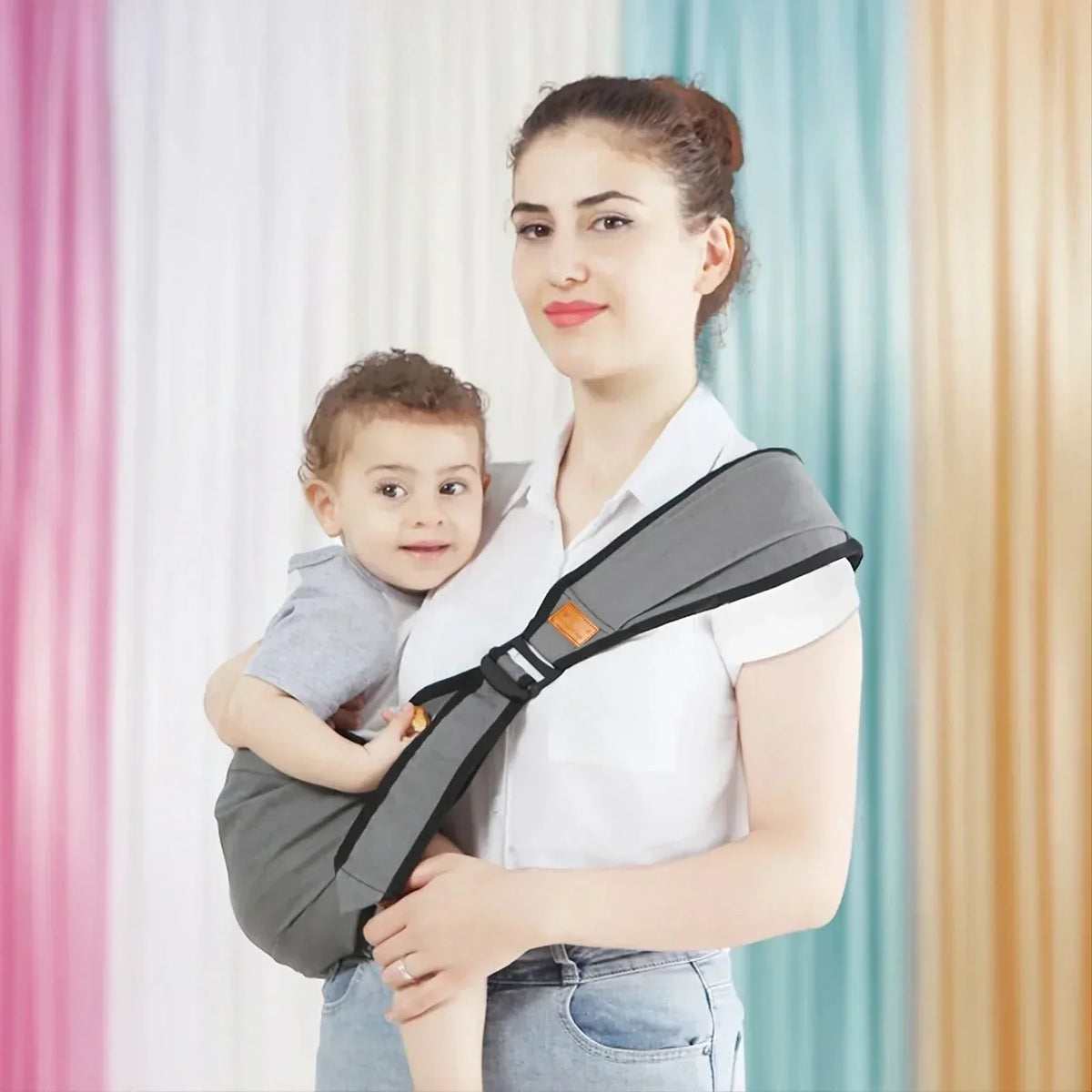 CuddleMate Portabebés de cadera para bebés y niños pequeños - Soporte ergonómico y cómodo