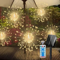 8-Mode Solar Garden Lights, Waterproof Outdoor Decor - Euroselle