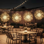 8-Mode Solar Garden Lights, Waterproof Outdoor Decor - Euroselle