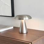 Table Lamp Retro Metal LED Rechargeable USB Powered Bedside Reading Light | Euroselle