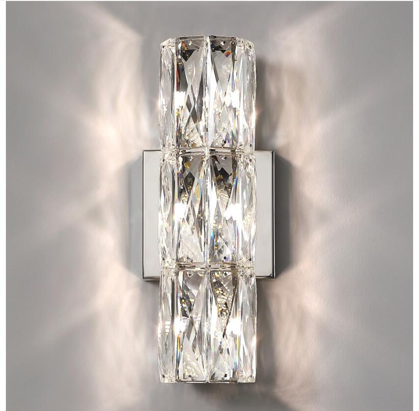 Silver Spark Kristall-Wandleuchte