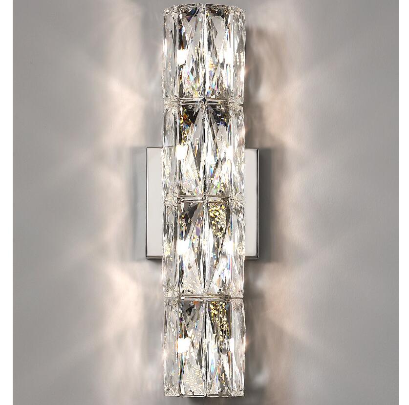 Silver Spark Kristall-Wandleuchte