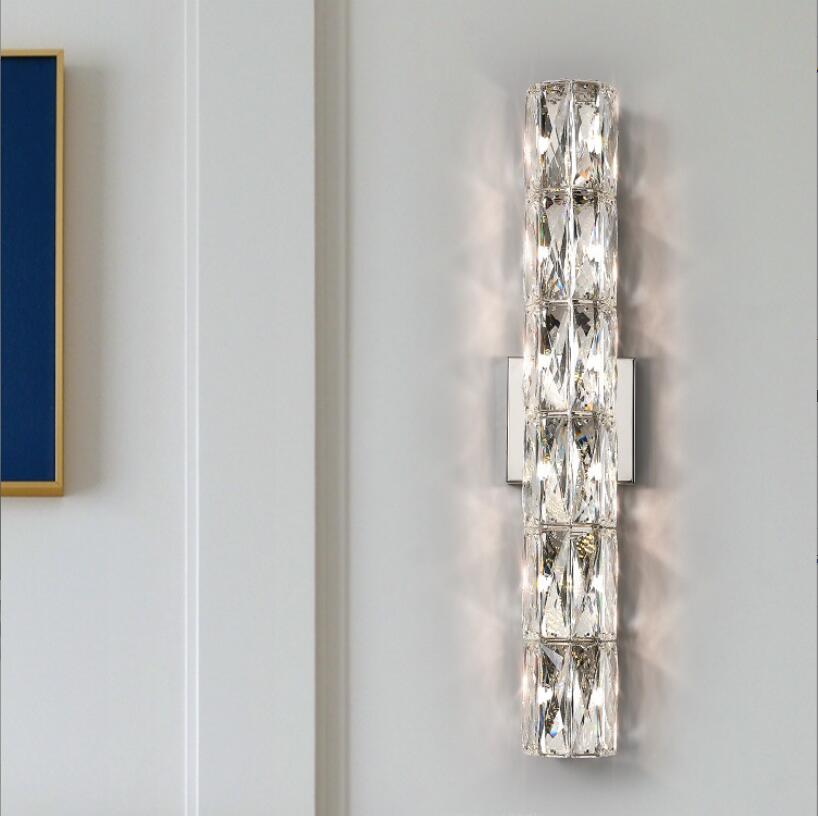 Silver Spark Kristall-Wandleuchte