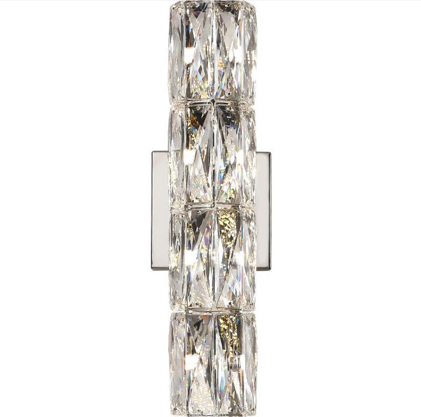 Silver Spark Kristall-Wandleuchte