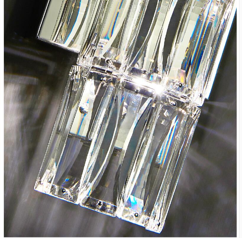 Silver Spark Kristall-Wandleuchte