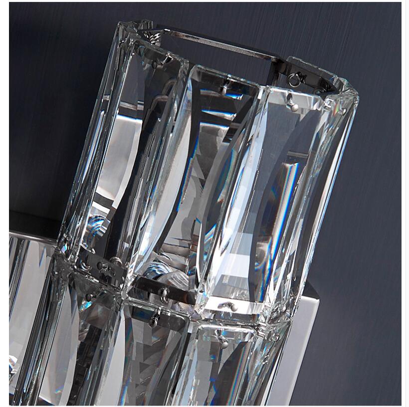 Silver Spark Kristall-Wandleuchte